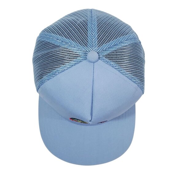 Live To Golf Adjustable Blue Trucker Hat Embroidered Snapback Mesh Back Lightwei - Picture 5 of 10
